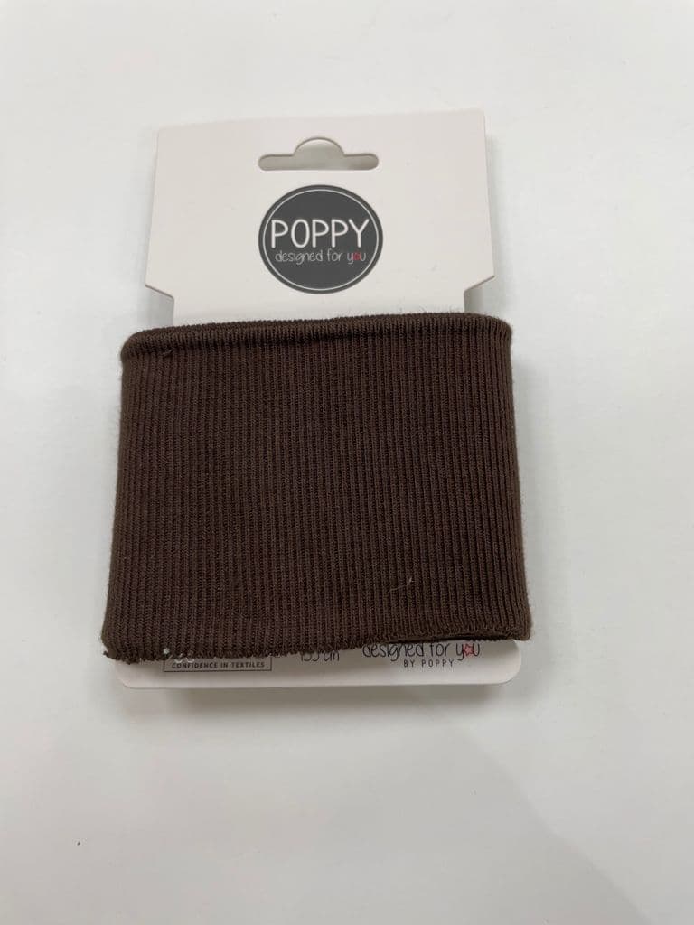 Puño elástico color marrón — imagen 1