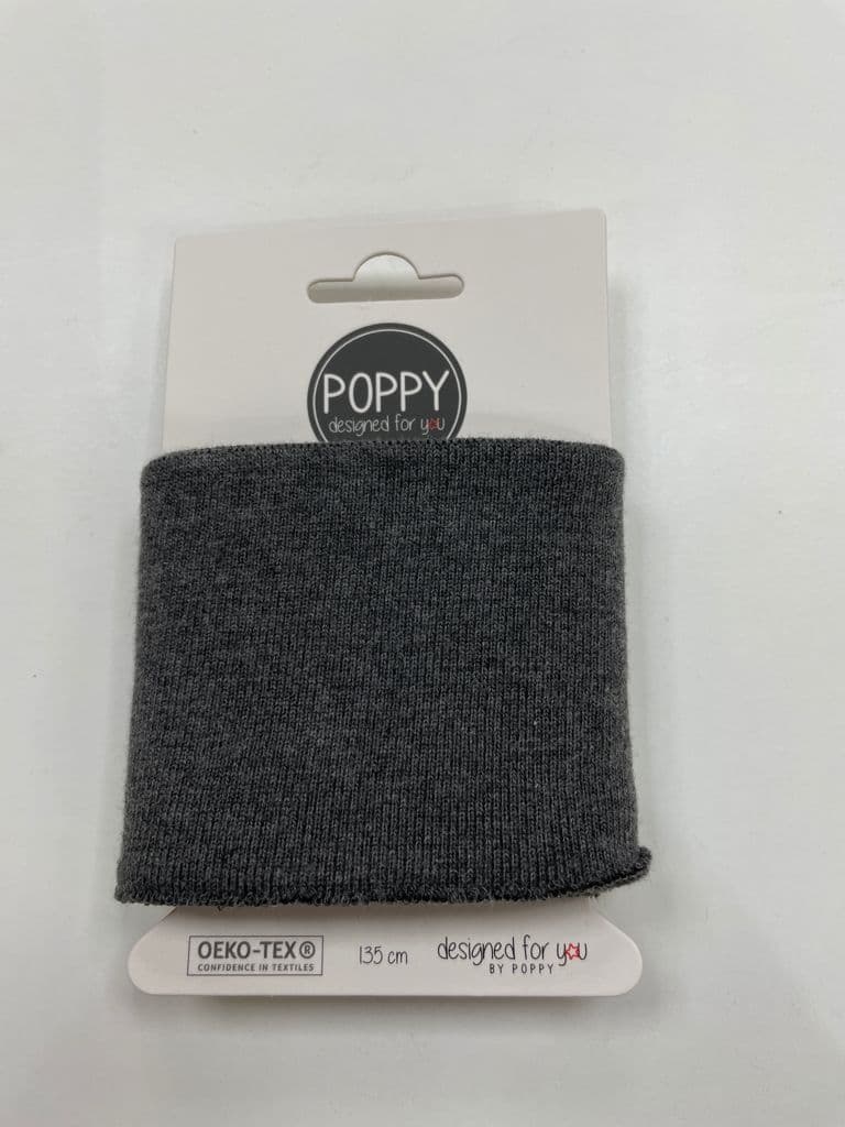 Puño elástico color gris oscuro — imagen 1