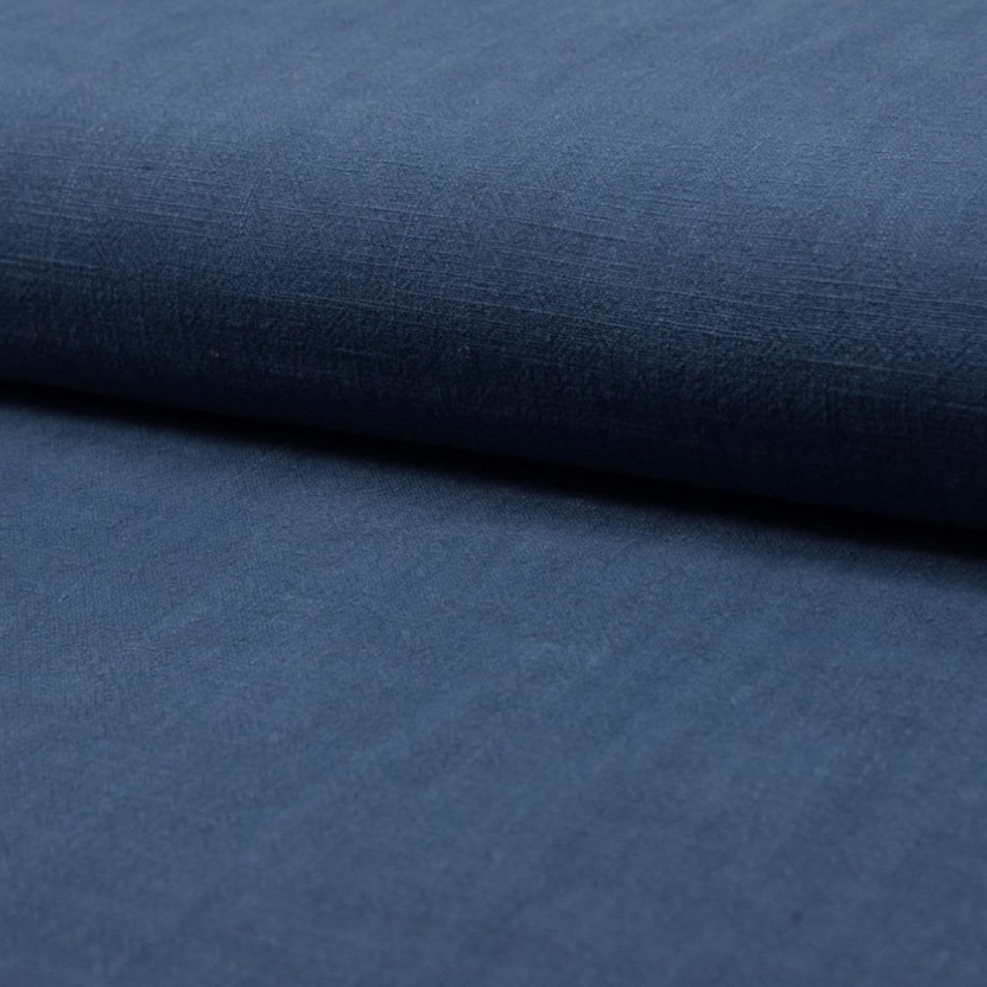 Lino lavado a la piedra color tejano — imagen 1