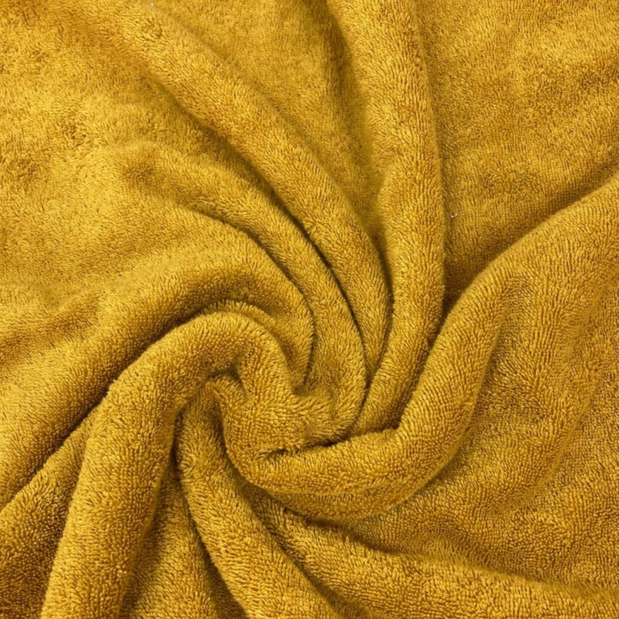 Rizo toalla suave color  ocre — imagen 1
