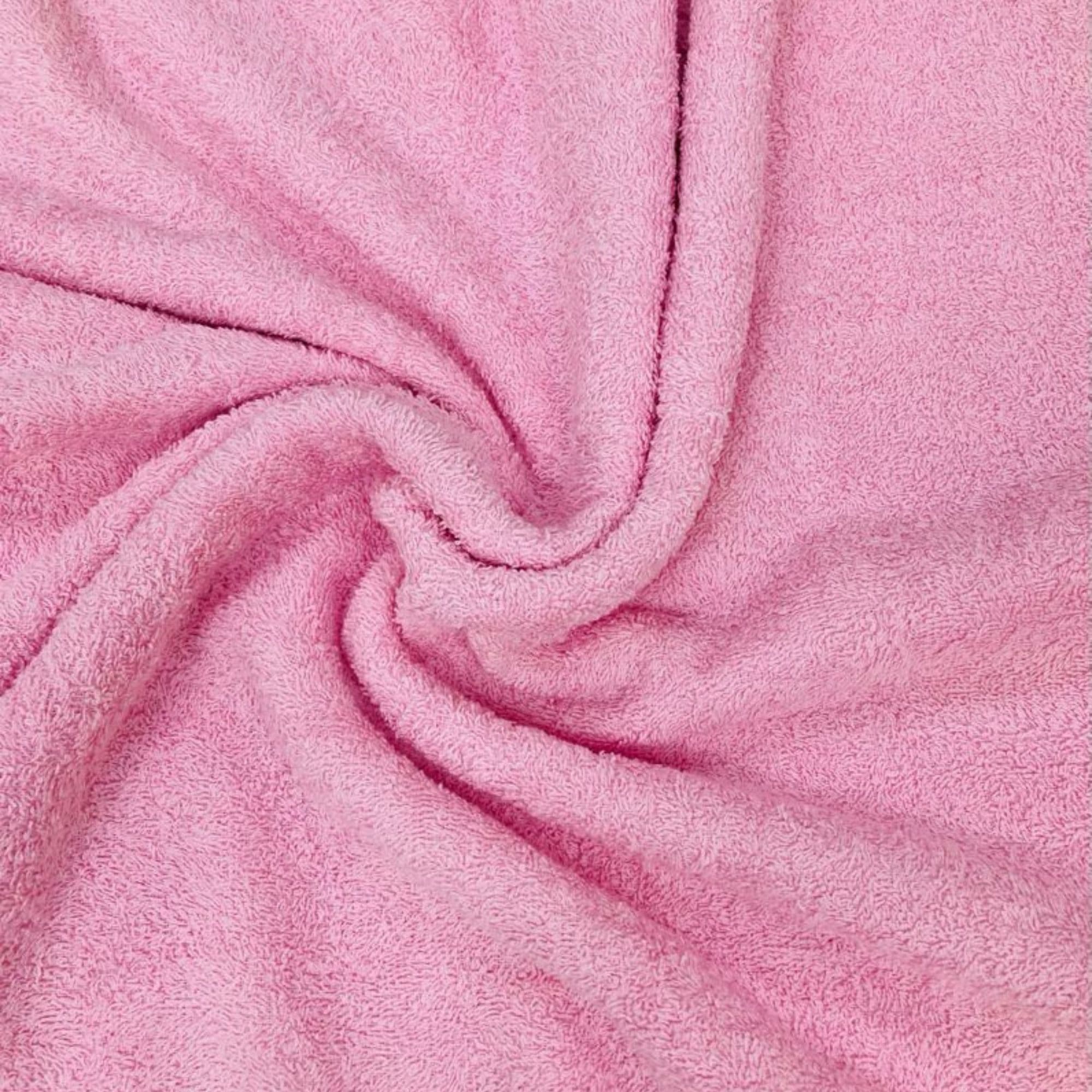 Rizo toalla suave color  rosa — imagen 1