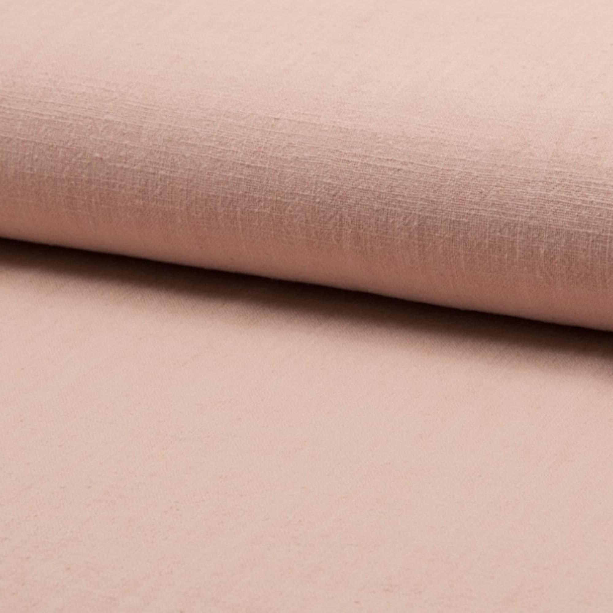 Lino lavado a la piedra color salmón — imagen 1