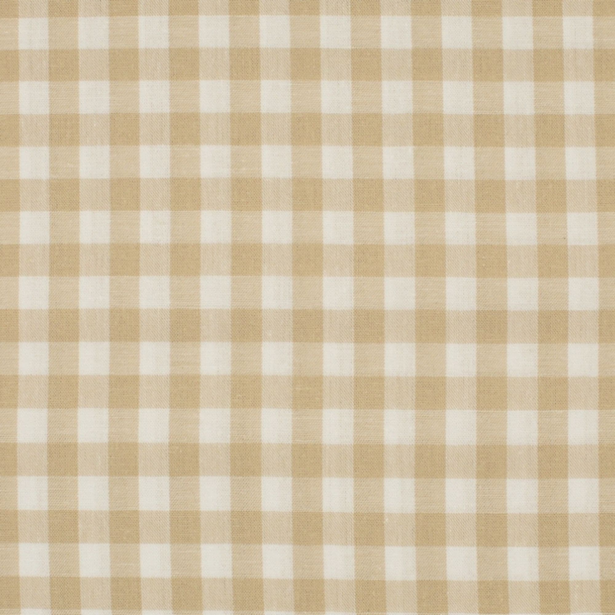 Tela algodón estampada cuadros grandes arena( 1 cm) — imagen 1