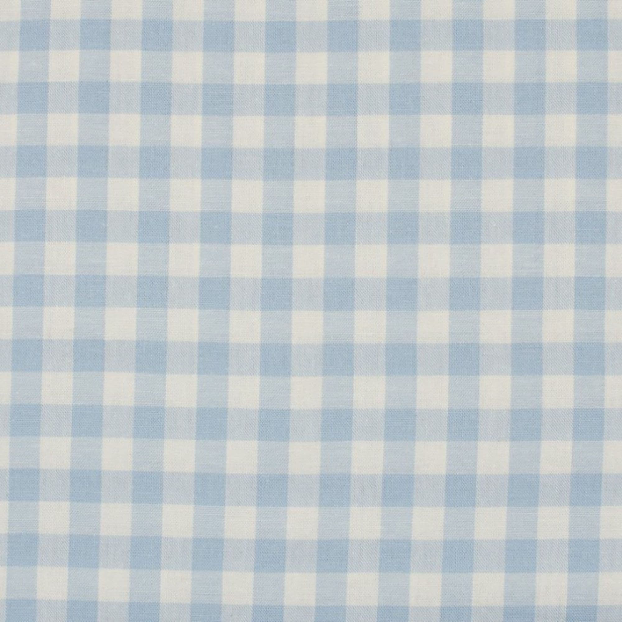 Tela algodón estampada cuadros grandes celestes(1 cm) — imagen 1