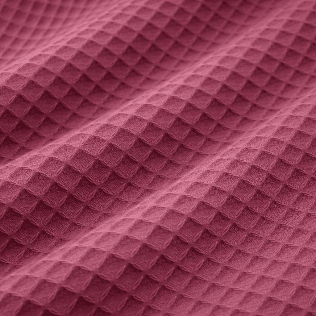 Algodón Waffle “Brisa malva”- 150 cm ancho — imagen 2