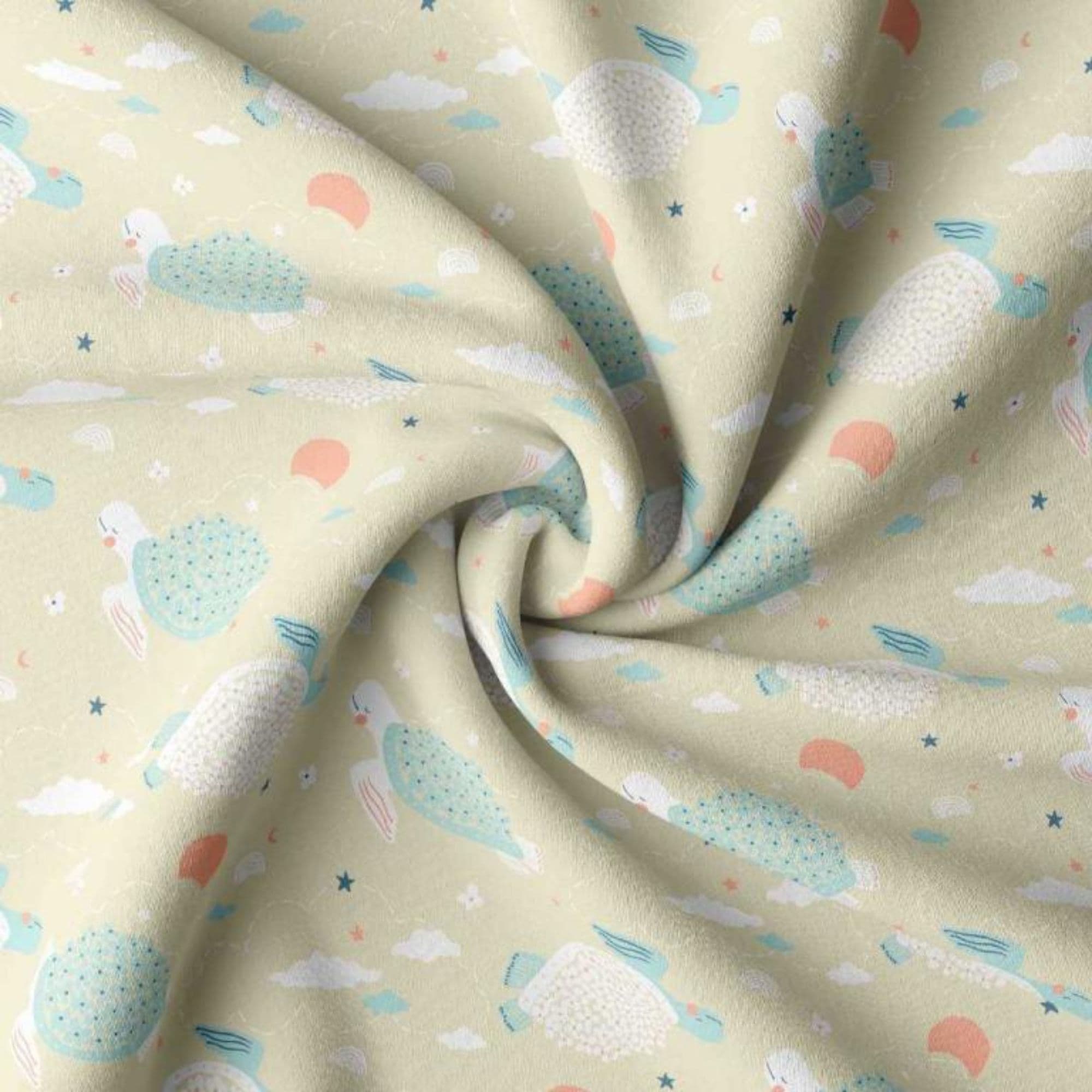 Tela algodón tortugas marinas — imagen 1