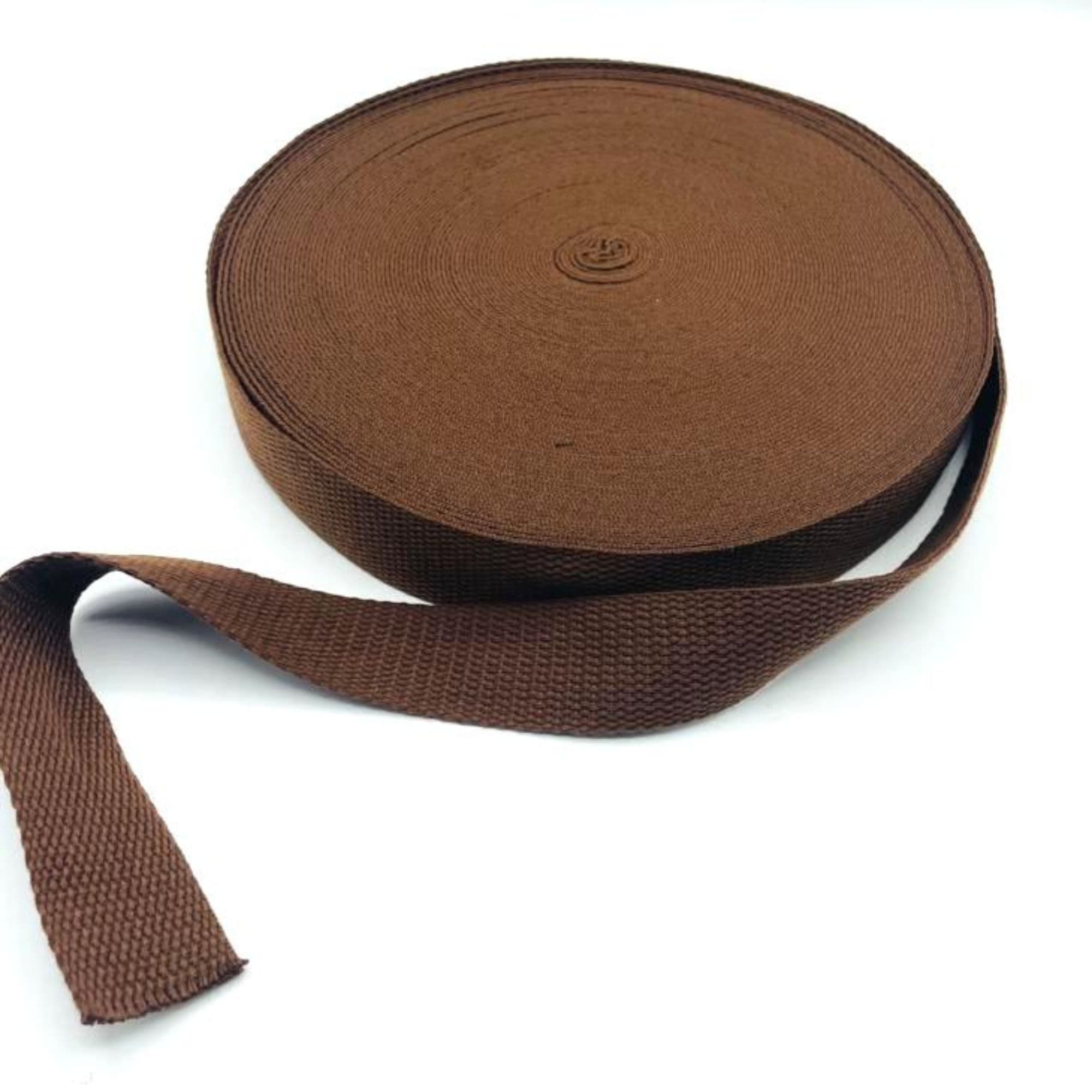 Cinta mochila mochila 32 mm color marrón oscuro — imagen 1