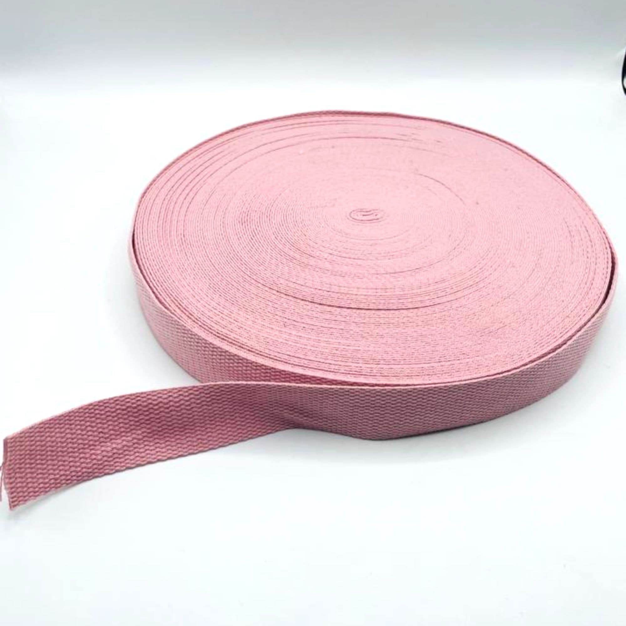 Cinta mochila mochila 32 mm color rosa pálido — imagen 1