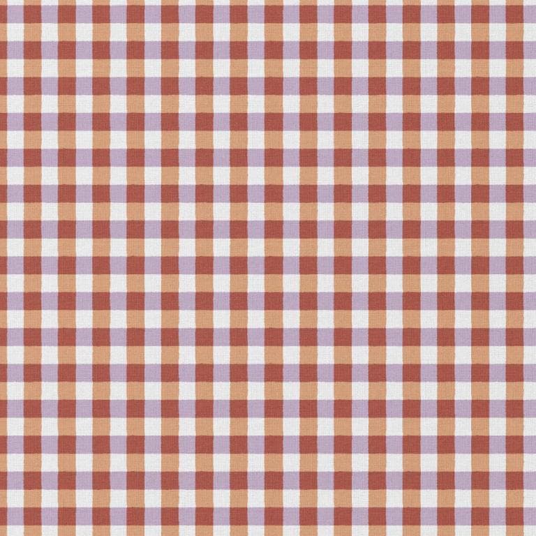 Tela algodón impermeable vichy — imagen 1