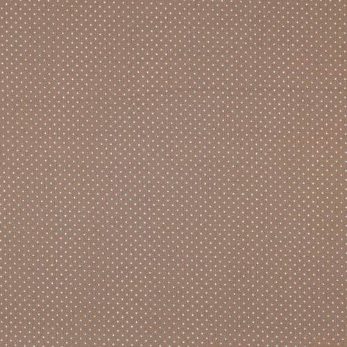 Tela algodón topos fondo gris pardo — imagen 1