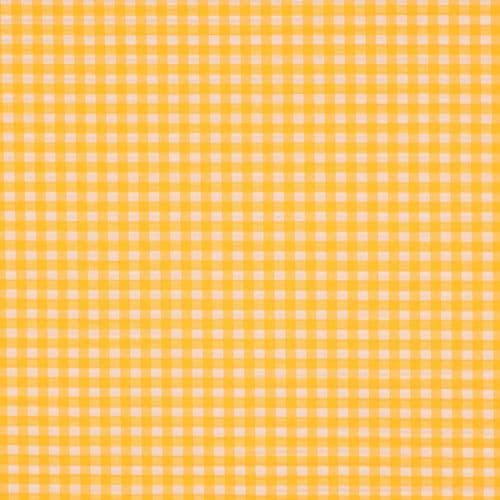 Tela vichy cuadros neon naranja — imagen 1