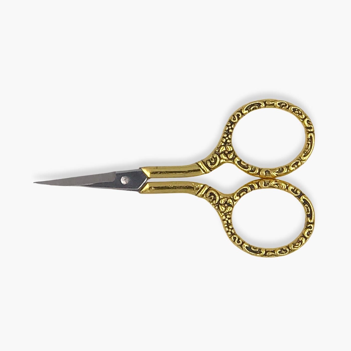 Tijera de bordar decorativa Cadena Dorada - 95 x 65 mm — imagen 1