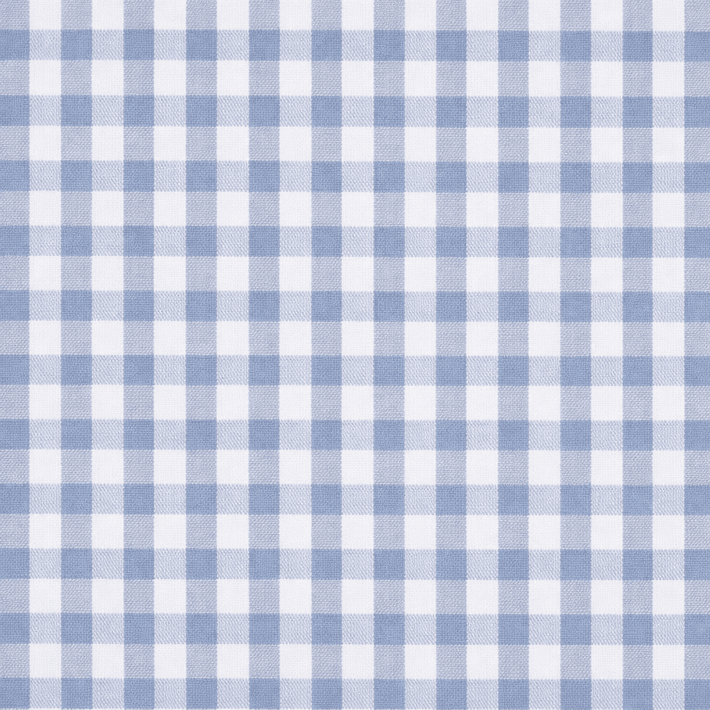 Algodón Vichy “Campo azul grisaceo” – Cuadro 5 mm – 150 cm — imagen 4