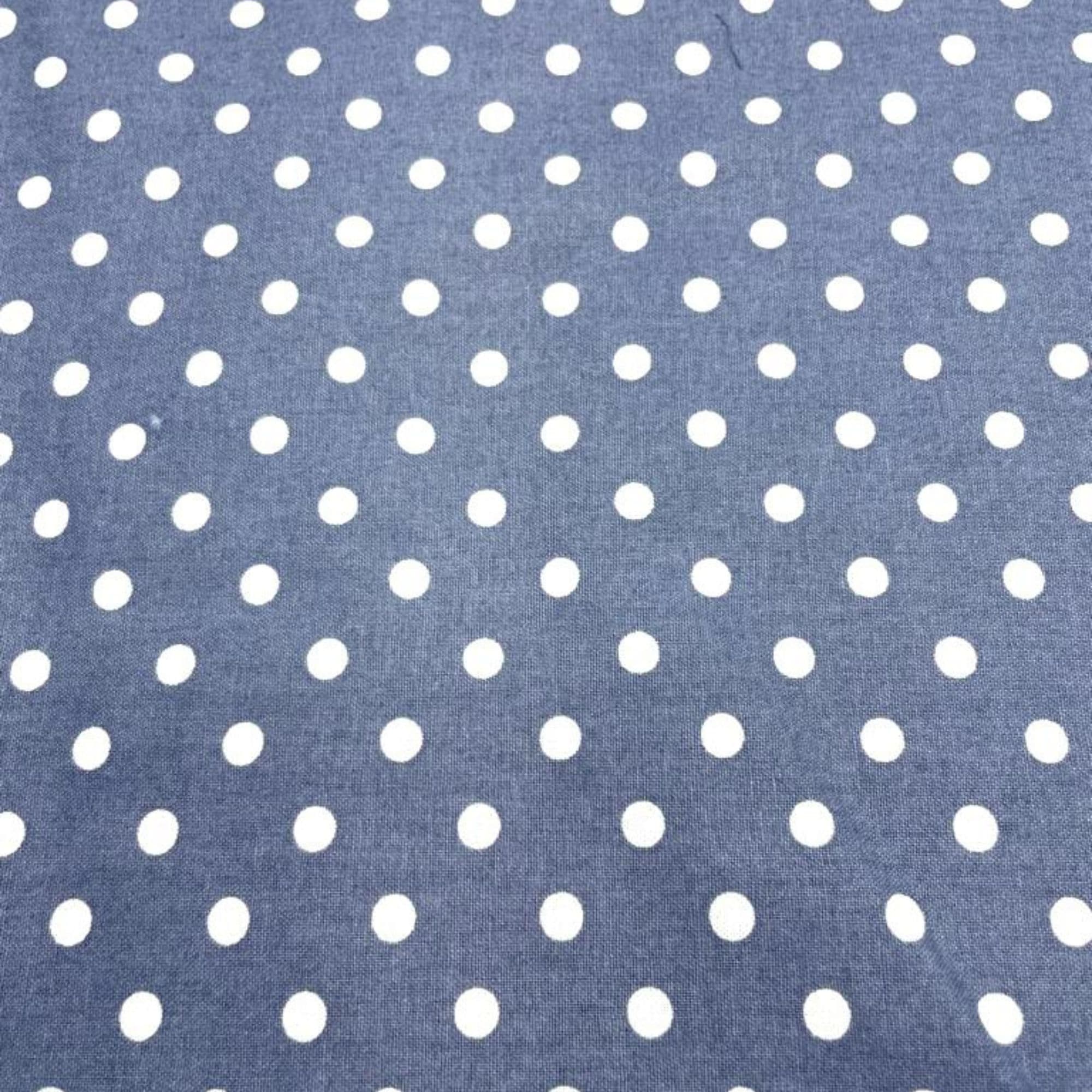 Algodón 100% topos grandes Gris — imagen 1