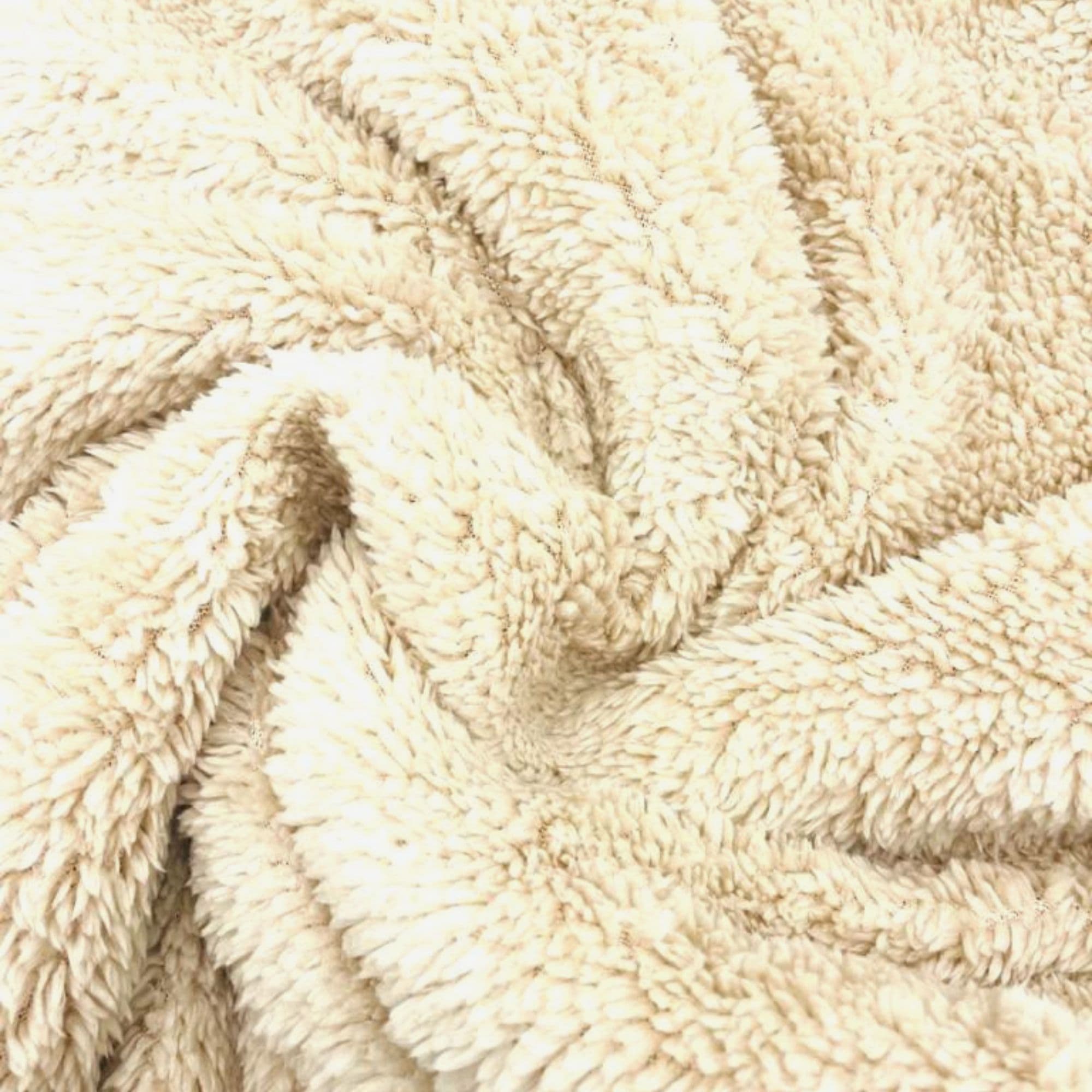 Tela borreguito color crudo — imagen 1